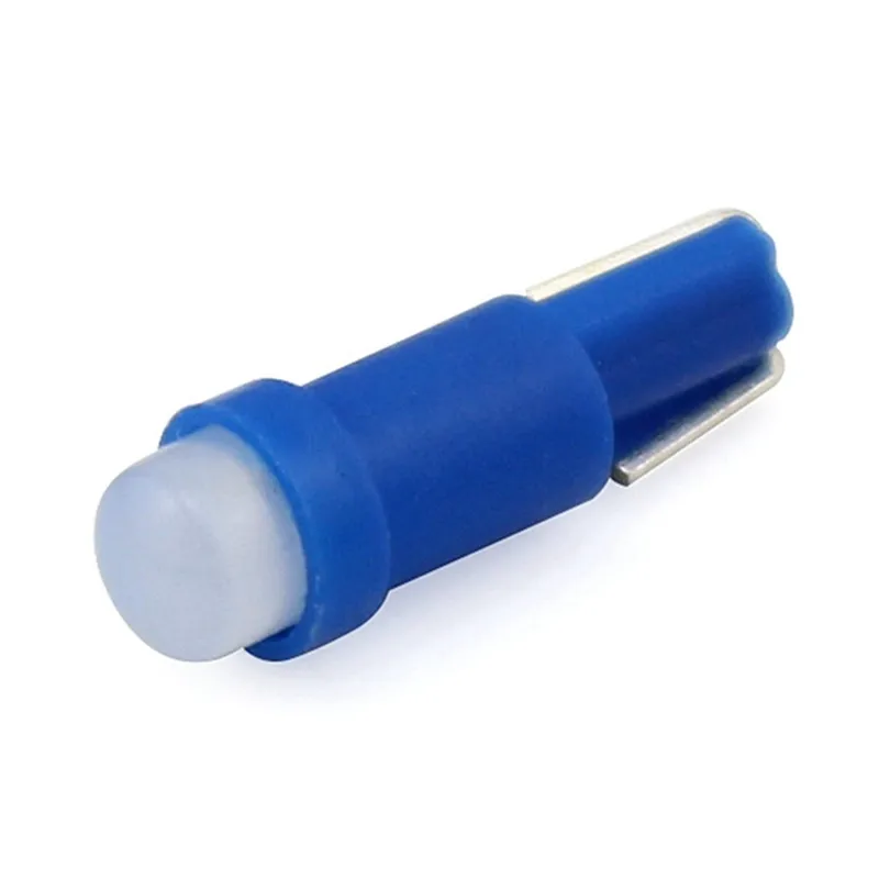 T5 Car Styling Cob 1 Smd  Led Car Door Wedge Reading Lamp Automobile Dashboard Light Instrument Bulb 12V .04
