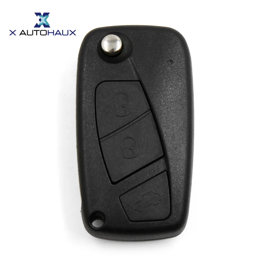X autohaux 3 Пуговицы Флип складной Оболочки Дистанционное управление случае замена для fiat