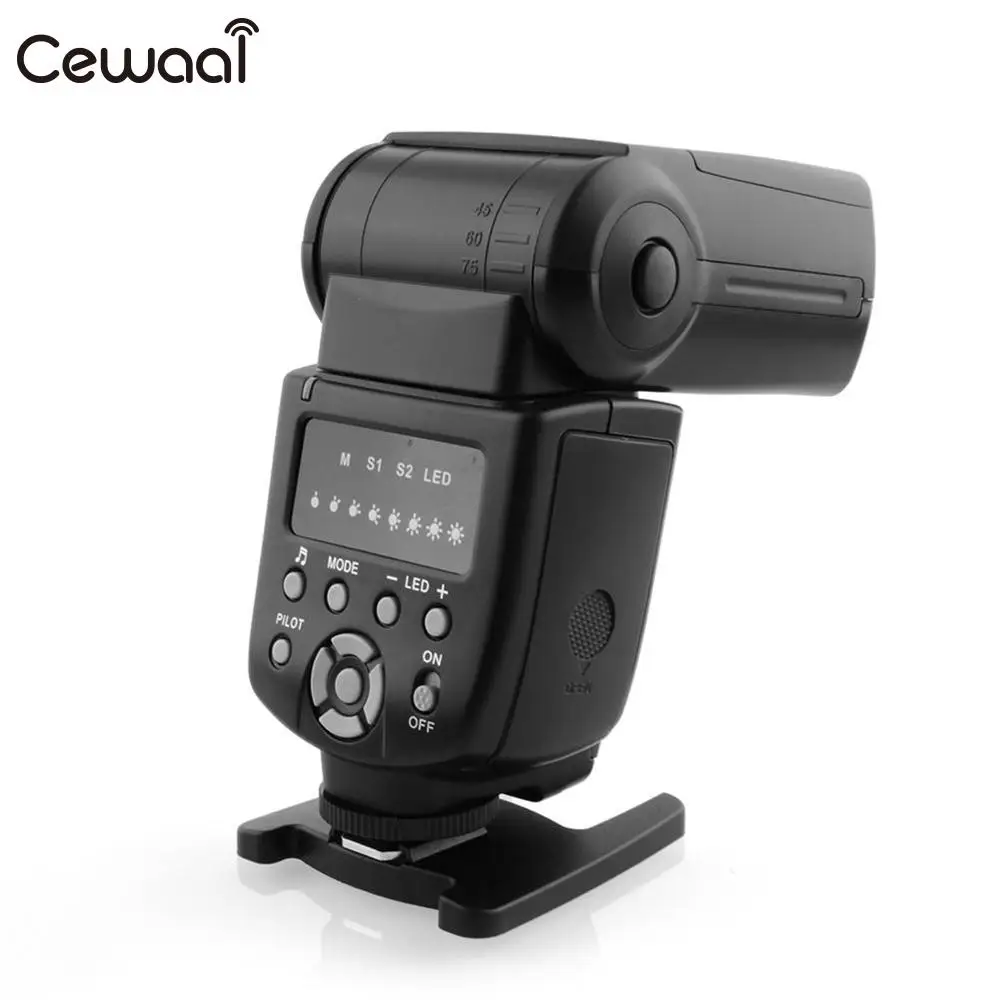 

Cewaal Camera Photo Photography Wireless Flash Speedlite Slave Light for Canon for Yongnuo 560 DSLR Camcorder Cam Band