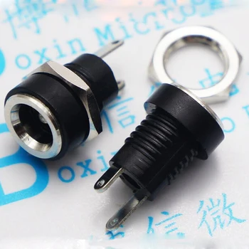 

High-Quality Copper DC-022B DC Power Socket 2-Pin Welding With Nut 5.5X2.1