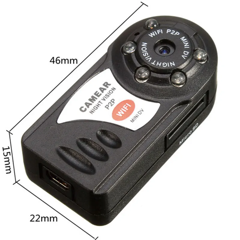 Мини q7 Камера 720 P Wi Fi DV DVR Беспроводной IP Cam новые видеокамеры Регистраторы