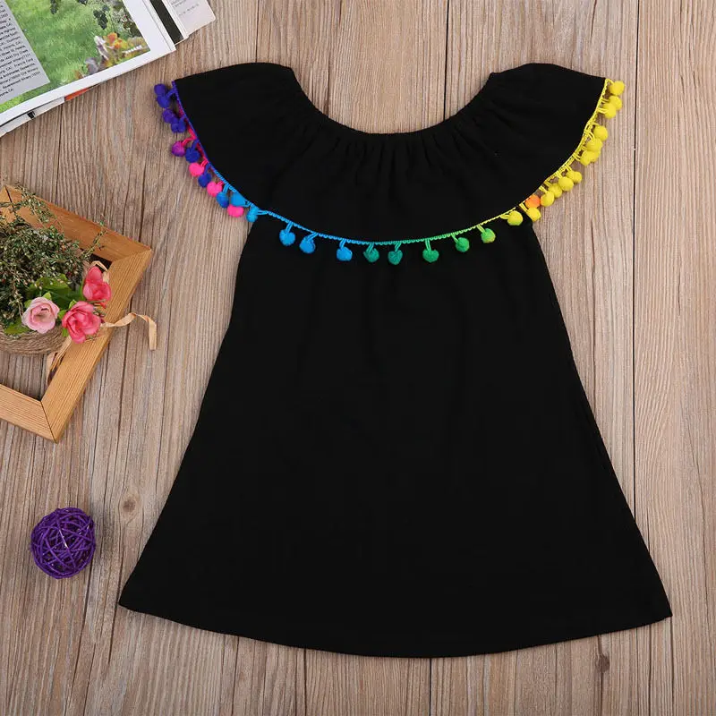 Детское летнее платье пачка с открытыми плечами на возраст 1 6 лет|dress girl|girls costumestutu