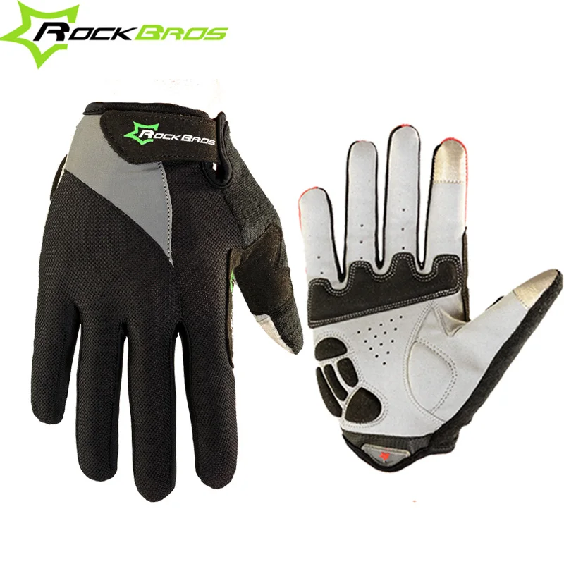 ROCKBROS Bicycle font b Gloves b font Touch Screen Non Slip Breathable Cycling Bicicleta Cycle Full