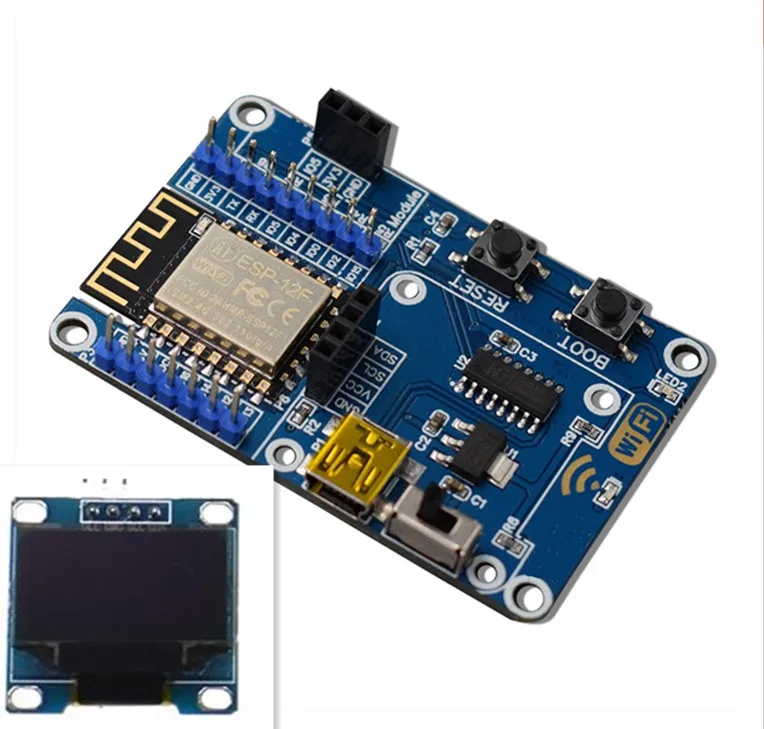 ESP8266 Метеостанция DIY Набор IOT Стартовые наборы для Arduino с 0,96 OLED дисплеем D1 Мини беспроводной wifi Bluetooth модуль