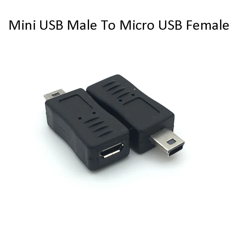 5 шт. USB мини-usb 5-контактный разъем для Micro USB штекер Адаптер для смены конвертера адаптер - Цвет: Mini M To Micro F