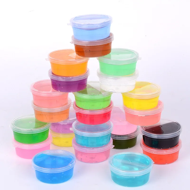 

New Clay Can Blow Bubbles Crystal Mud Plasticine Playdough For Kids Magic Slime Toys Children's Crystal Soil Gifts