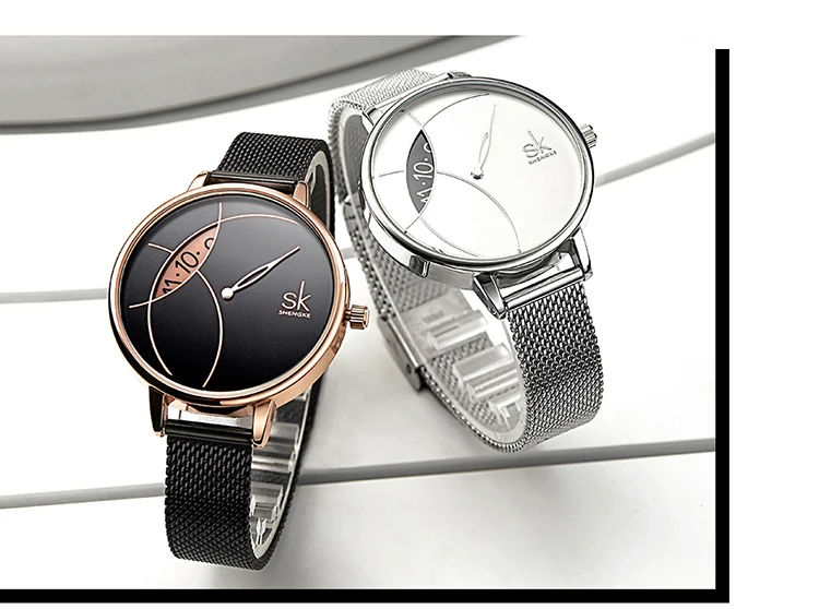 SHENGKE SK0091 Women Black Waterproof Ladies Watch Women Quartz Clock Wristwatches Fashion Women's Dropshipping Watches sk watch SHENGKE SK0091 Women Black Waterproof Ladies Watch Women Quartz Clock Wristwatches Fashion Women's Dropshipping Watches sk watch