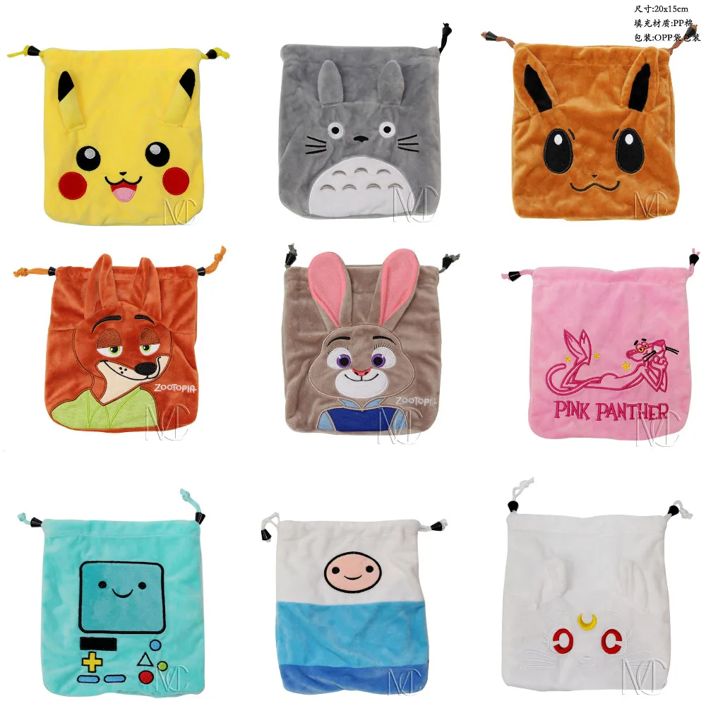 

Anime Pocket Monster /Sailor Moon/Totoro/Judy Rabit/Cell Phone Drawstring Pouch/Wedding Party Gift Bag (DRAPH_Variety)