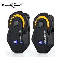 2 шт домофон FreedConn T-MAX intercomunicadores de casco moto шлем bluetooth гарнитура intercomunicador moto rcycle 1500 м