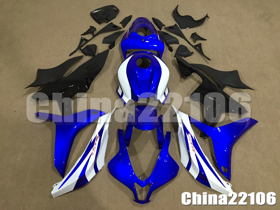 

New Injection mold motorcycle Fairing kit Fit For Honda CBR600RR F5 2007 2008 07 08 600RR 600 ABS fairings blue white