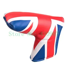 Британский флаг, клюшки для гольфа, корпус и жало, крышки для клюшек с магнитной застежкой