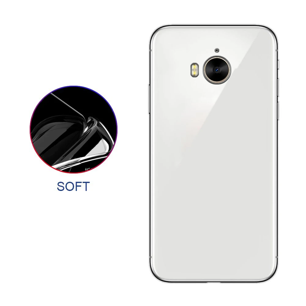 Подходит для HUAWEI Honor Play6 простой Мягкий Нескользящий Прозрачный чехол мобильного