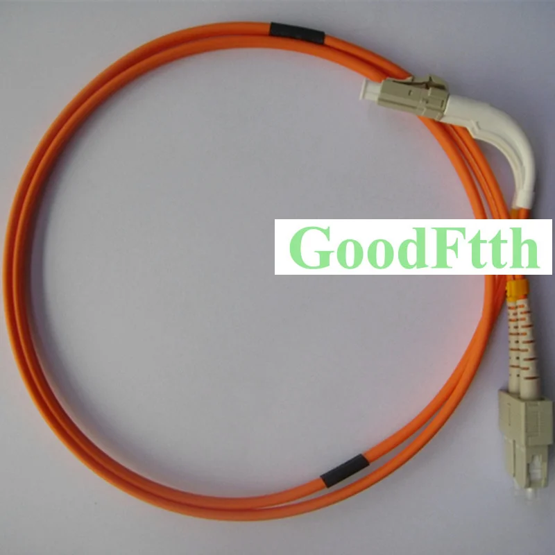 Fiber Patch Cord SC-LC Bending boot 90 degrees 50/125 Duplex GoodFtth 1.5m 2.5m 3.5m 5.5m 10.5m 15.5m