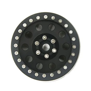 

1PC Axial Wraith Alloy 2.2'' 8 Spokes Beadlock Wheel Rims Black 1/10 Crawler Car 2.2 Inch Wheels Hubs