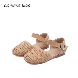 CCTWINS обувь для детей 2019 летние детские модные туфли принцессы для девочек Брендовое платье принцессы сандалии для малышей из искусственной