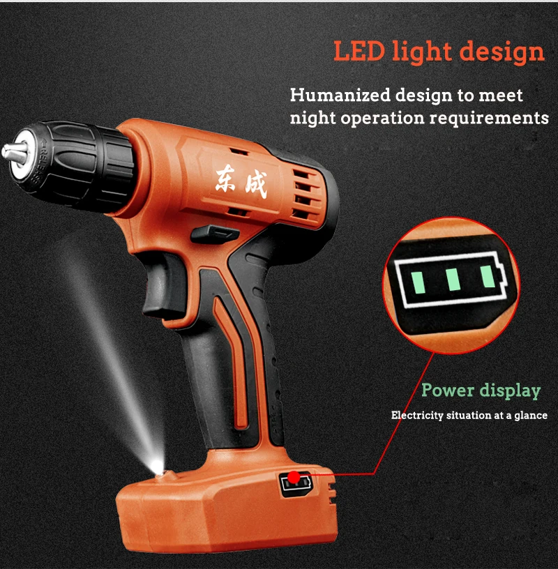 Dongcheng Electric mini Cordless Drill Screwdriver Wireless Power Driver 12V 15N.m DC Design Mobile Power Lithium-Ion Battery Dongcheng Electric mini Cordless Drill Screwdriver Wireless Power Driver 12V 15N.m DC Design Mobile Power Lithium-Ion Battery