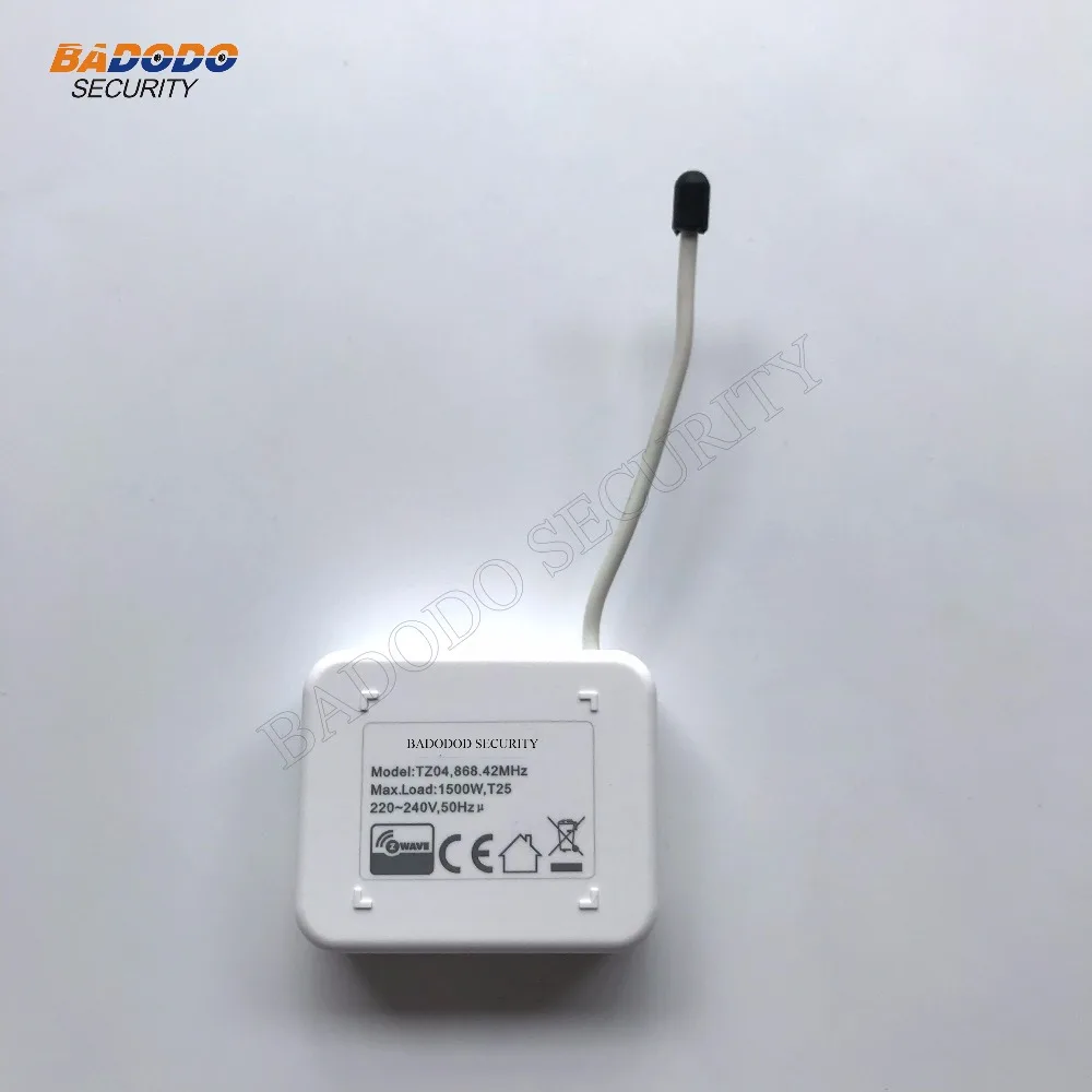 Чистый запас цена TZ04 Z-WAVE в стене двойной способ реле (2X1.5KW) с функцией счетчика