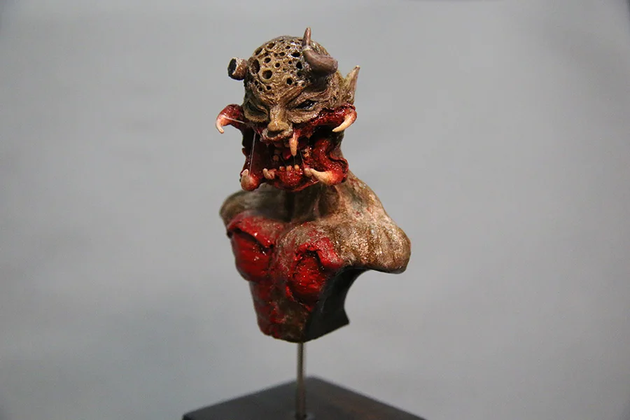

Unpainted Kit 1/10 devil bringer high 66mm width 45mm bust figure Historical Figure Resin Kit Free Shipping