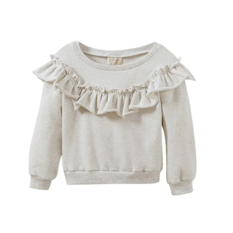 Спортивный свитер для маленьких девочек, модный весенний спортивный свитер с длинными рукавами для малышей, новая одежда для малышей