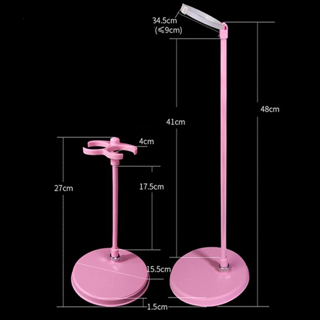 Adjustable 24-48cm Display Stand for   Action Figures for Dollfie for AOD Dolls Support Holder аниме фигурки