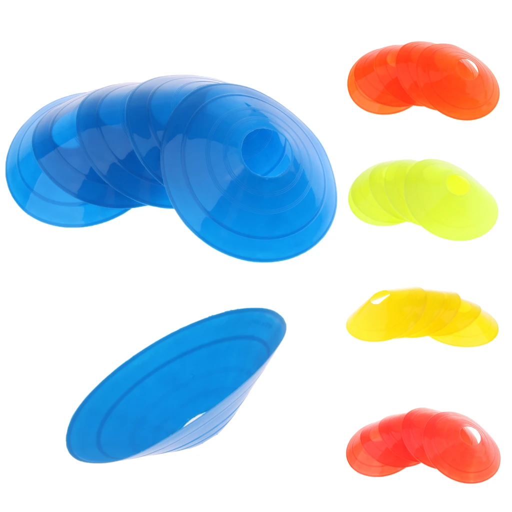 25 Pcs Soccer Mini Disc Cones Boundary Marker Skating Agility Training Aid