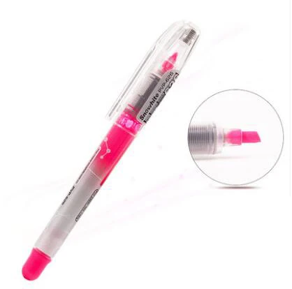 Яркие цвета, прямые жидкие чернила, флуоресцентная ручка marke для рисования, граффити, альбом, ручка для украшения, желтый, зеленый, синий, розовый - Цвет: pink