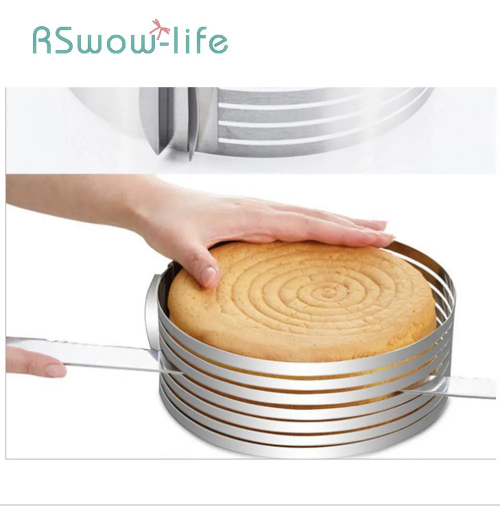 

Baking tools can be adjusted layered 6-8 inch round mousse ring 15-20CM telescopic cake mould cake tools
