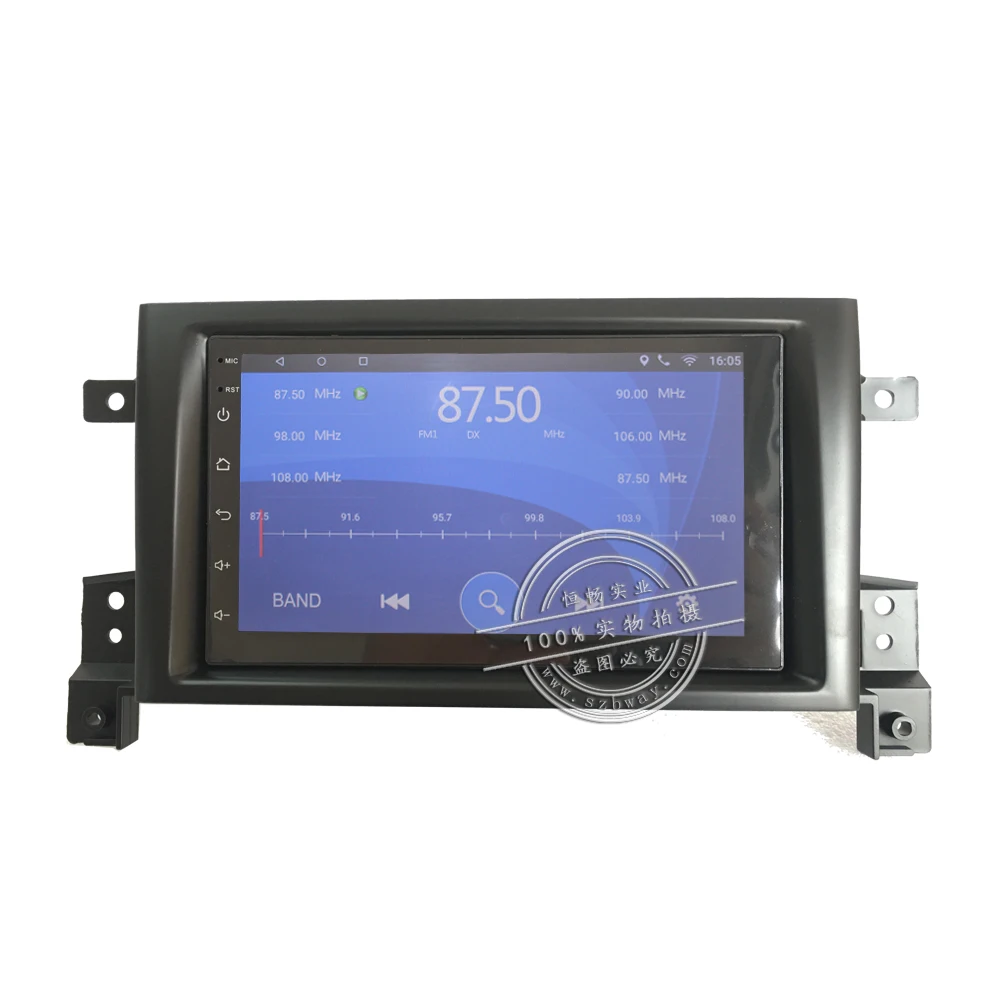 Sale HANGXIAN 7" 2 din android 7.0 car multimedia gps navi for SUZUKI Grand Vitara Nomade 2005-2011 car dvd player car accessory 1