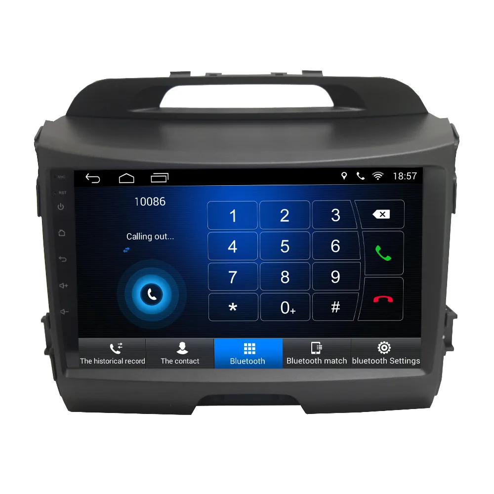 Excellent Nedehe quad core 9 inch Android 8.1 Car DVD player for KIA sportage 2011 2012 2013 2014 2015 gps navigation 2 din car head unit 4