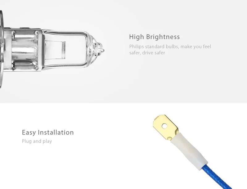 Philips Vision H1 12 V 55 W P14.5s 12258PRC1+ 30% яркая Оригинальная Автомобильная галогенная фара стандартная лампа(одинарная