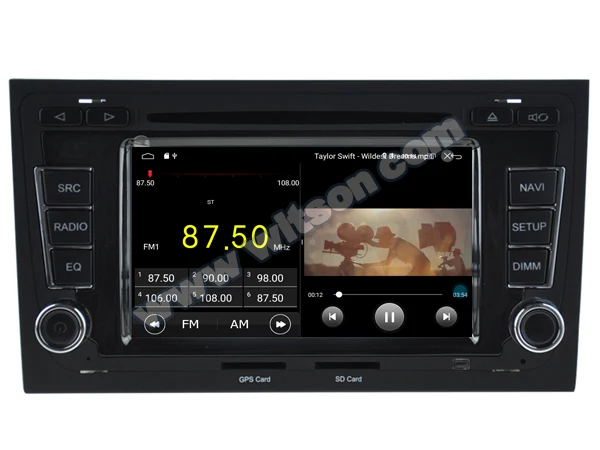 Discount 6.2" Android 8.1 Oreo OS Car DVD Multimedia GPS Radio for Audi A4 / S4 / RS4 2002-2008 with Car Play / Android Auto Support 2