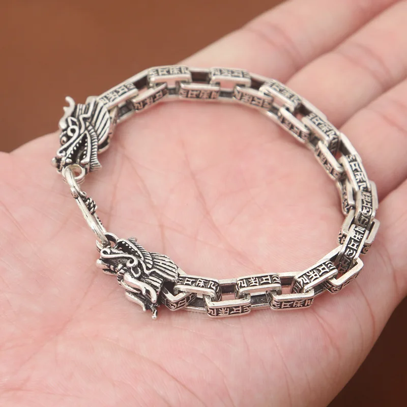Manufacturers Wholesale S925 Sterling Silver Jewelry Men Fashion Retro