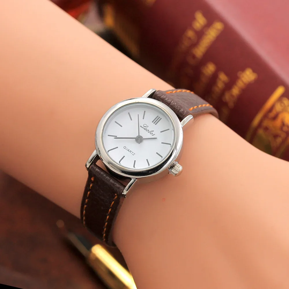 Женские модные часы с небольшим циферблатом, кожаный ремешок, аналоговые кварцевые часы, женские наручные часы, нарядные часы, Relogio Feminino