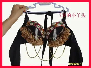 

Tribal belly dance bra B 18