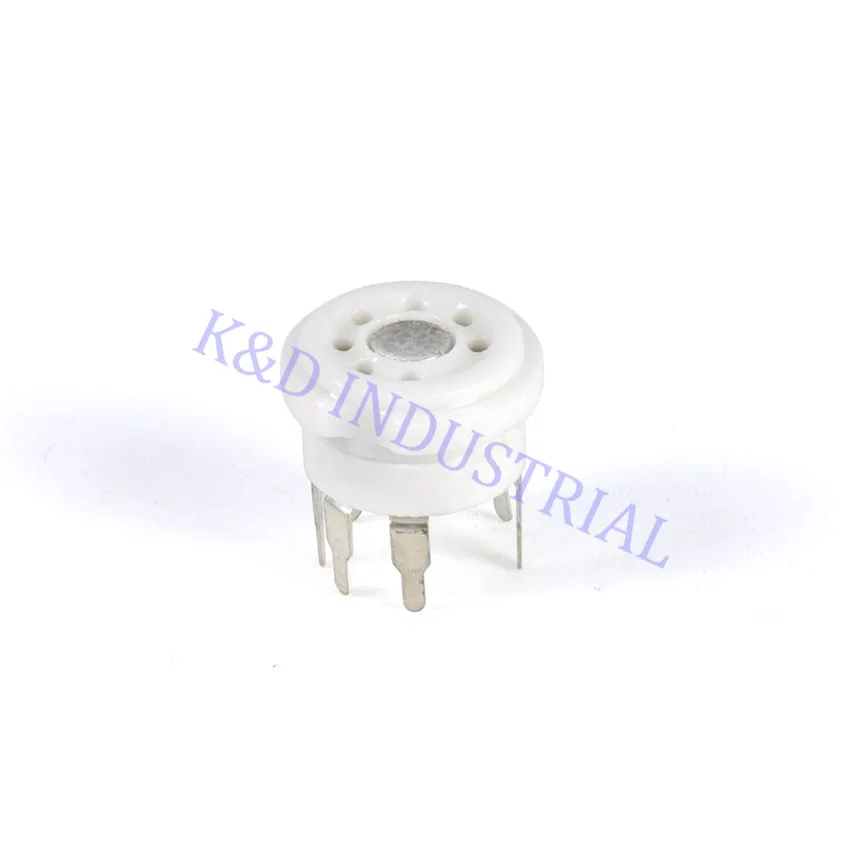 

10pcs Ceramic Sliver Mini 7pin Tube Socket PCB Base Valve Guitar Amp Parts