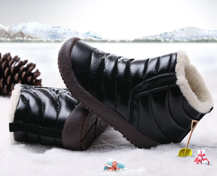 Waterproof children's snow boots-25