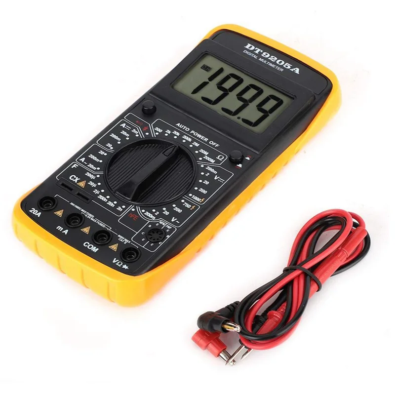 

Handheld LCD Digital DT-9205A Multimeter LCD AC/DC Ammeter Resistance Capacitance Tester