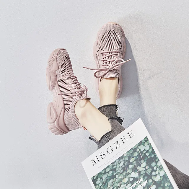 

Summer mesh breathable hollow 2019 new wild casual old shoes women tide
