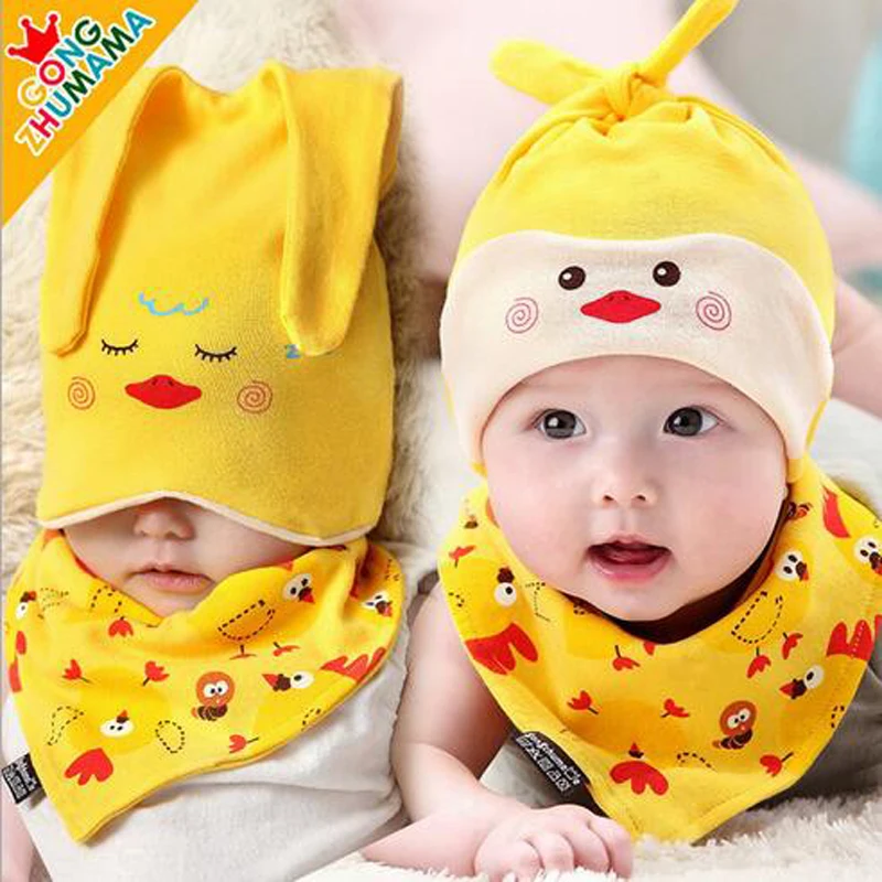 2016 Fashion Lovely Baby Sleep Beanie Hat Children Winter Warm Caps
