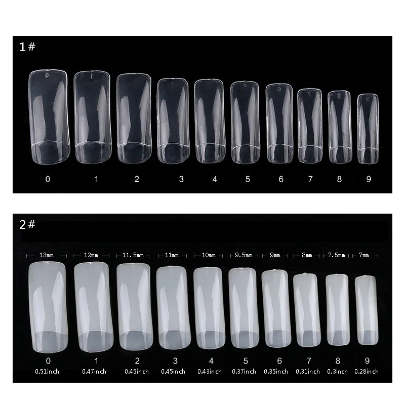 Профессиональный салон 100 шт женские половинные покрытия Типсы для маникюра длинные Аксессуары для маникюра ногти декорированные инструменты#225265