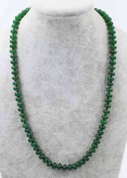 

jasper jade green/purple /pink red roundel 8*6mm necklace 19inch wholesale beads nature FPPJ woman 2018
