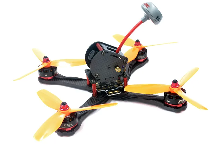 DIY FPV mini racing drone QAV X4 GS 4 &quot170 мм Квадрокоптер 3K рамка из чистого углеволокна 3/4