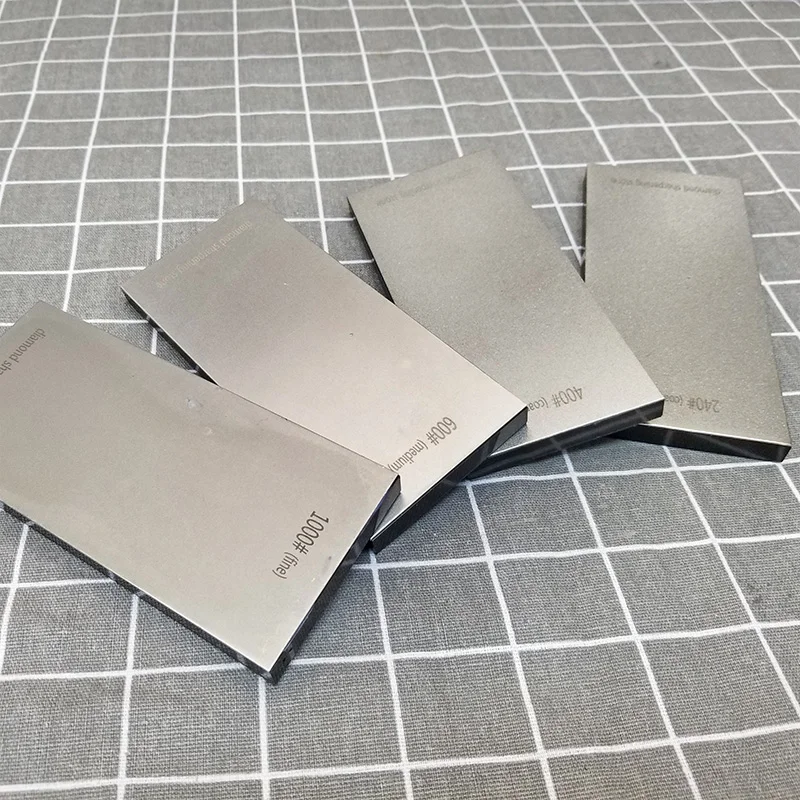 

1 pcs Diamond bar 240 400 600 1000 Sharpening Stone Polishing Hone Block Whetstone Knife Tool Wood non-slip acrylic base