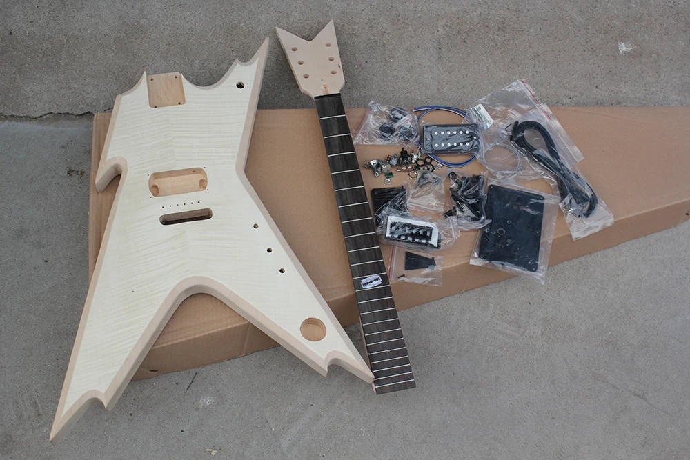 Factory Custom Unusual Shape Electric Guitar Kit(Parts ...