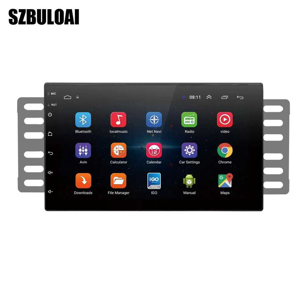 Szbuloai 2 дин gps навигации Bluetooth для Nissan VW Toyota peugeot WiFi мульти медиа 7 дюймов