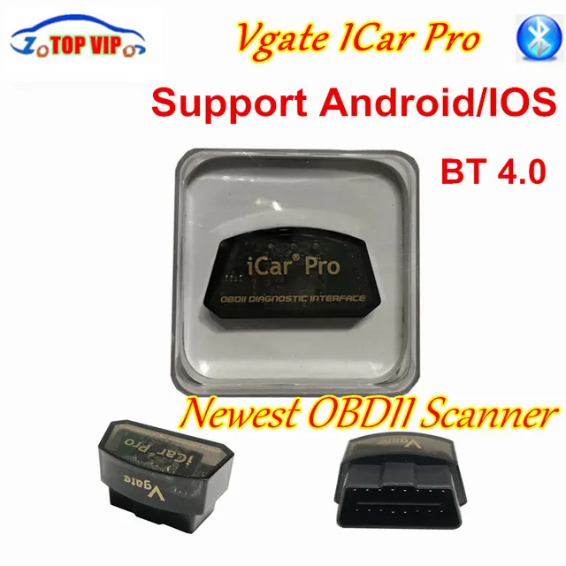 Best Offers Vgate iCar Pro Bluetooth 3.0/4.0 ELM327 V2.1 OBD2 Scanner For Android/IOS Car Diagnostic Tool iCar Pro OBDII Code Reader