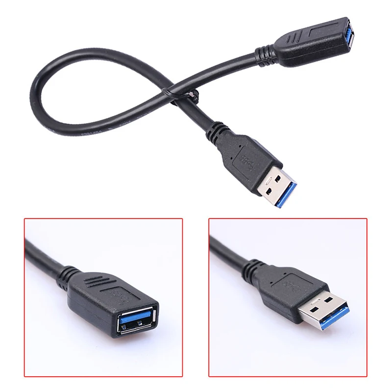 USB 3,0 кабель-удлинитель Тип A адаптер «Папа-мама» удлинитель USB 3,0 кабель-удлинитель для синхронизации данных Шнур для компьютера ПК