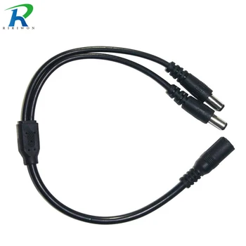 

DC Power Female to Male Splitter Adapter Cable and led Switch for LED Strip Light for 2835 / 5050 led single color strip