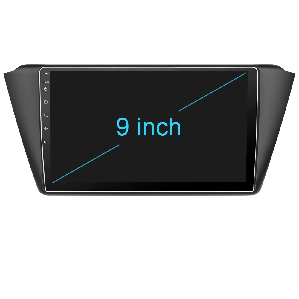 Perfect Eunavi Android 8.1 Octa-core 10.1 inch Car Radio HeadUnit GPS Navi Player for Skoda Fabia 2015 2G+32G with WIFI RDS car stereo 3