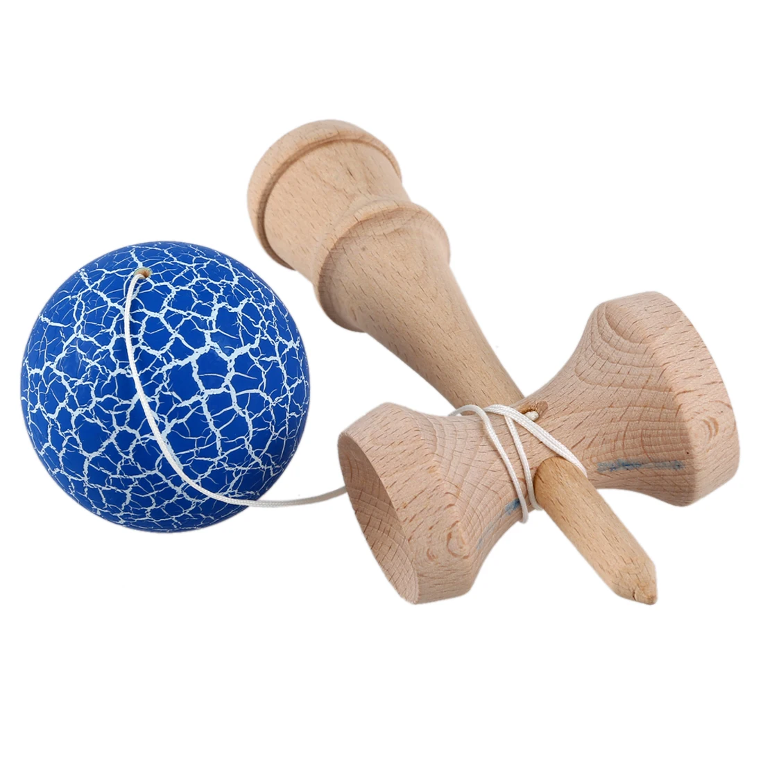 Профессиональные бамбука Kendama игрушки Bamboo Kendama умелые жонглирование мяч игрушка для детей и взрослых Цвета случайный Елочная игрушка